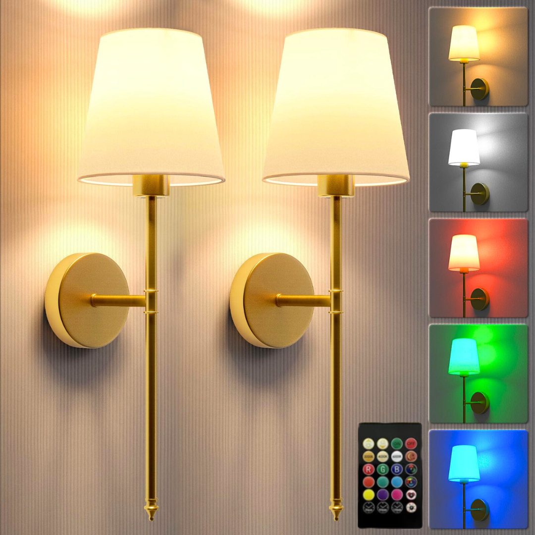 LUXURLUMY™ WIRELESS WALL SCONCES